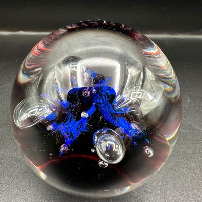 Vintage Caithness Paperweight Moonflower