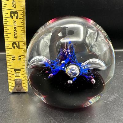 Vintage Caithness Paperweight Moonflower