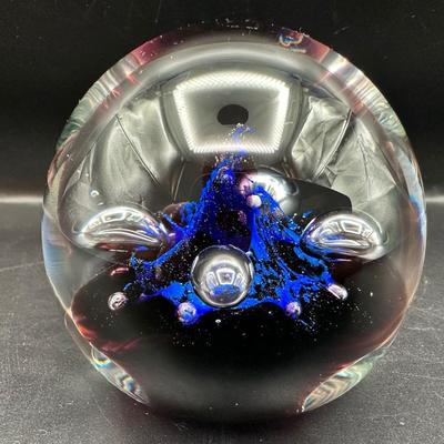 Vintage Caithness Paperweight Moonflower