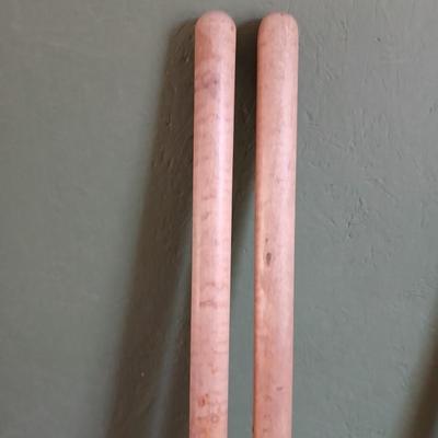 Yard & Garden Tool Lot – Shovel, Post Hole Digger, Pitchfork