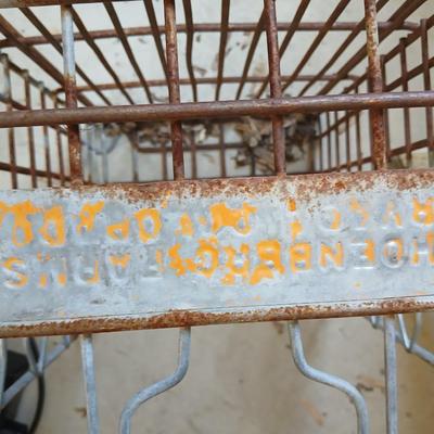 Vintage Milk Crates Lot – Dairy Fresh, Marigold Foods, Wire Bottle Carrier