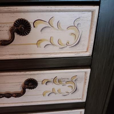JEWELRY ARMOIRE W/MULTI DRAWERS, 2 SIDE DOORS AND LIFT UP TOP