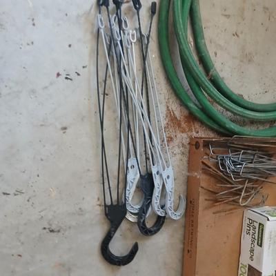 Garden & Landscaping Lot – EZ Straw, Hose, Landscape Pins, Hangers & More