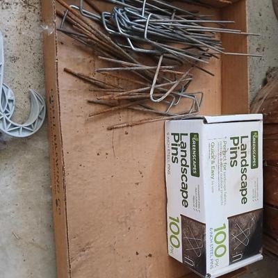 Garden & Landscaping Lot – EZ Straw, Hose, Landscape Pins, Hangers & More