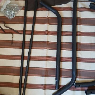 Outdoor Canopy Hammock with stand – Disassembled with Hardware & Frame