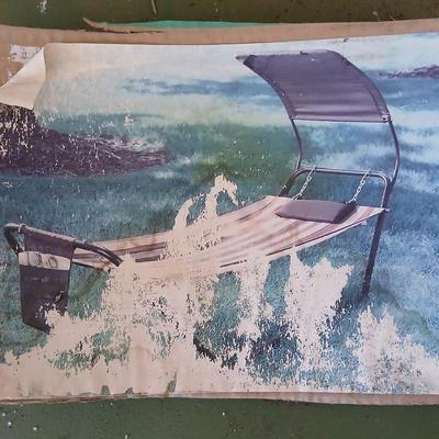 Outdoor Canopy Hammock with stand – Disassembled with Hardware & Frame