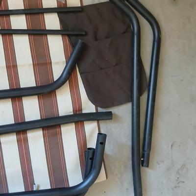 Outdoor Canopy Hammock with stand – Disassembled with Hardware & Frame
