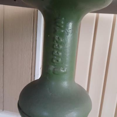 Vintage Director Chairs & Pedestal Patio Table Set