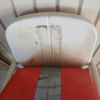 Vintage Arvin Red Spring Chair