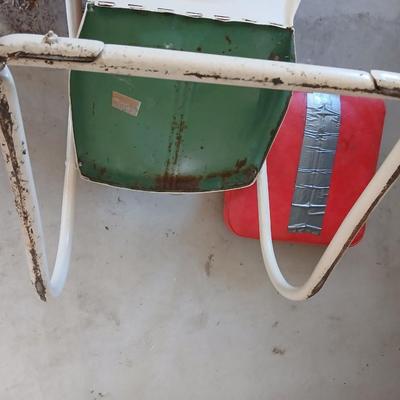 Vintage Arvin Red Spring Chair