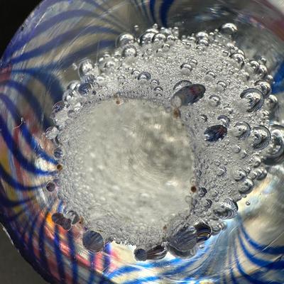 Hand Blown Glass Paperweight