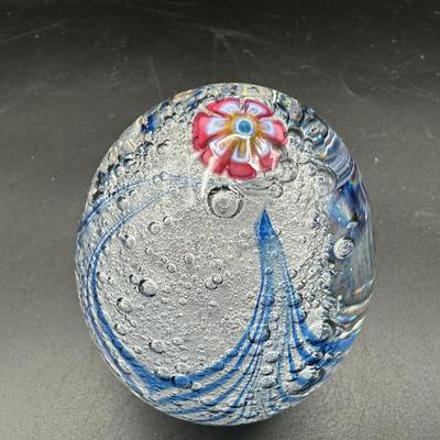 Hand Blown Glass Paperweight