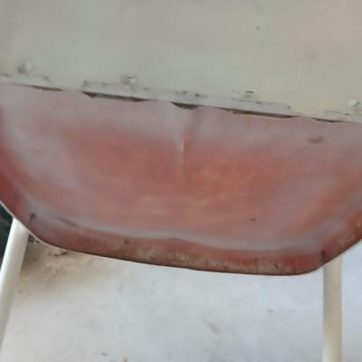 Vintage metal Red cushioned Spring / Rocking Chair - This one rocks!