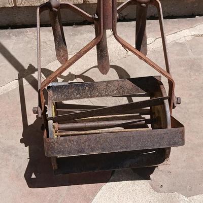 Antique Hand Tiller with Plow Blades