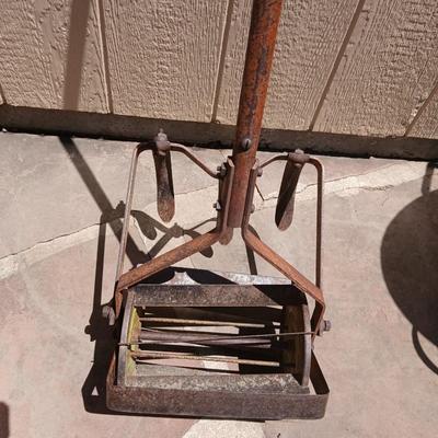 Antique Hand Tiller with Plow Blades