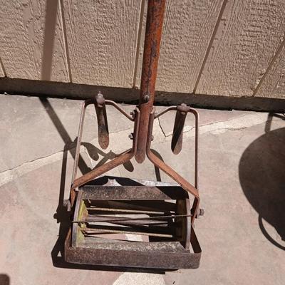Antique Hand Tiller with Plow Blades