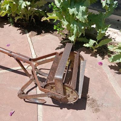Antique Hand Tiller with Plow Blades