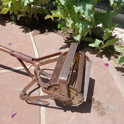 Antique Hand Tiller with Plow Blades