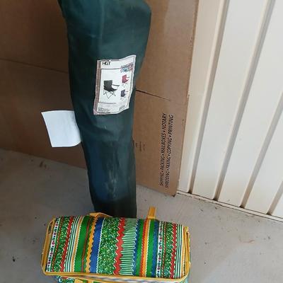 Outdoor Adventure Lot – Camp Chair, Bag, Light & More
