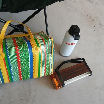Outdoor Adventure Lot – Camp Chair, Bag, Light & More