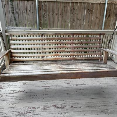 Cypress Porch Swing (See Details)