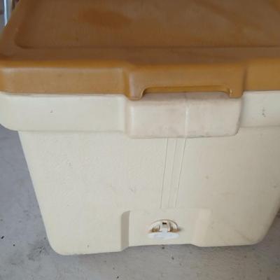 Vintage Coleman Cooler & Reliance Aqua-Tainer Water Jug RETRO Camping!