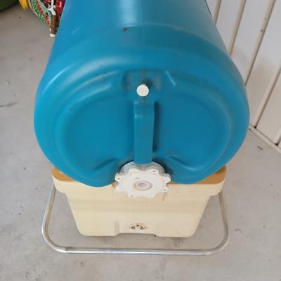 Vintage Coleman Cooler & Reliance Aqua-Tainer Water Jug RETRO Camping!