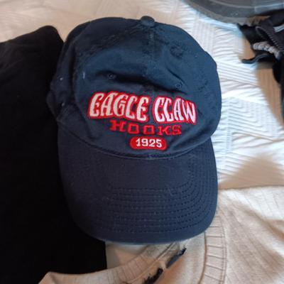MEN'S SHIRTS (XL), BALL CAPS & BELT (38)