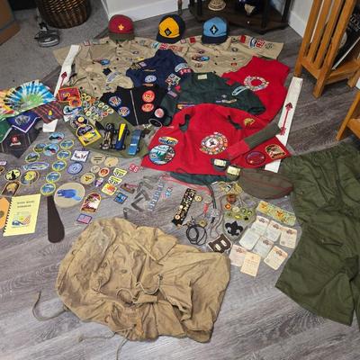 Vintage Boy Scout items lot