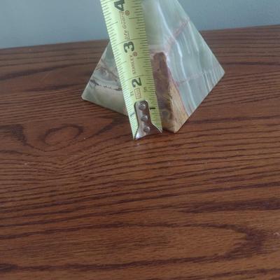 Onyx Pyramid Paperweight