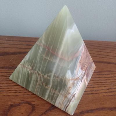Onyx Pyramid Paperweight