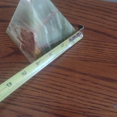 Onyx Pyramid Paperweight