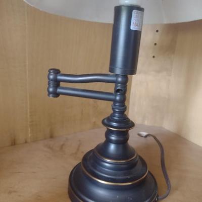 Antiqued Bronze Finish Articulating Arm Desk Lamp