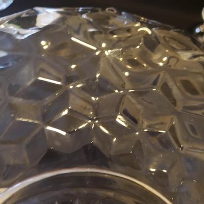 Crystal Punch Bowl, Floral Pattern Punch Bowl and More (C3-KD)