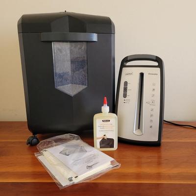 Two Paper Shredders (BR2-EL)