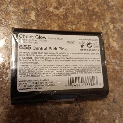 NEW NYC CHEEK GLOW "CENTRAL PARK PINK" AND VARIOUS EYE LINERS