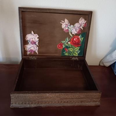 INLAID WOODEN BOX