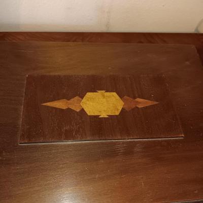 INLAID WOODEN BOX