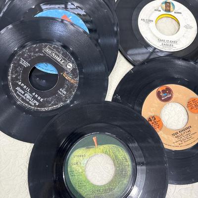 Vintage 45 records