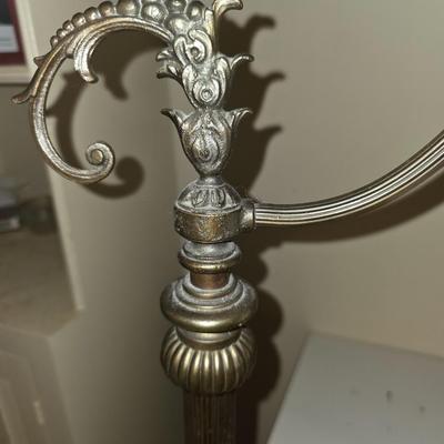 Brass floor lamp