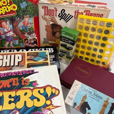 Vintage games with tote