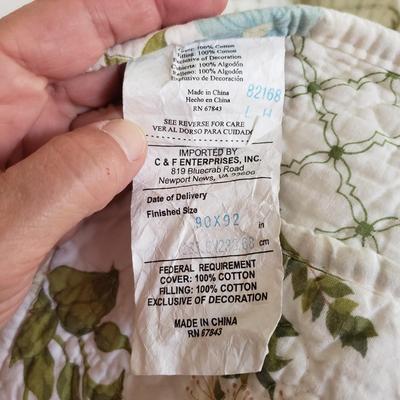 Queen Bedding by Calvin Klein, Brookline, Handmade Quilt and More! (BR3-KD)