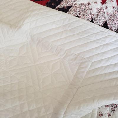 Queen Bedding by Calvin Klein, Brookline, Handmade Quilt and More! (BR3-KD)