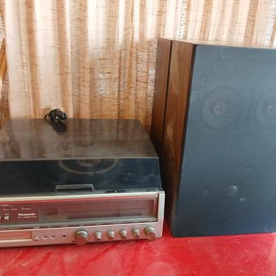 Panasonic SE-3170D Hi-Fi Stereo Receiver / turntable with Speakers
