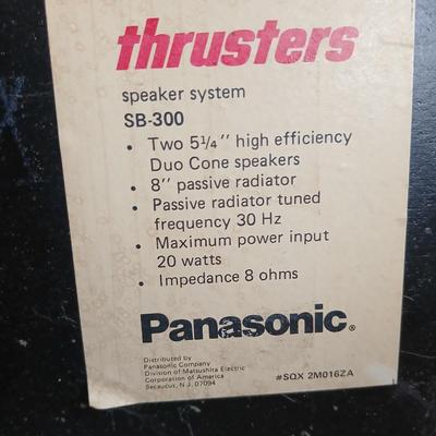 Panasonic SE-3170D Hi-Fi Stereo Receiver / turntable with Speakers