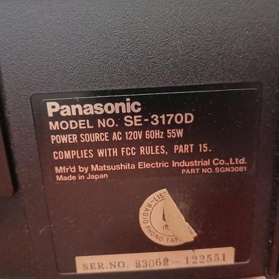 Panasonic SE-3170D Hi-Fi Stereo Receiver / turntable with Speakers