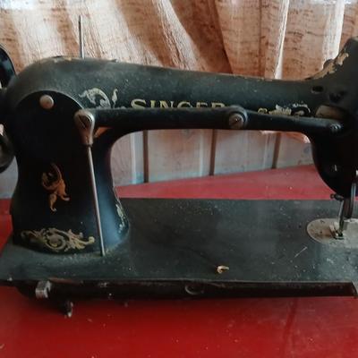 Singer Treadle Sewing Machine in Cabinet