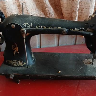 Singer Treadle Sewing Machine in Cabinet