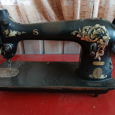 Singer Treadle Sewing Machine in Cabinet