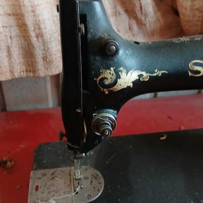 Singer Treadle Sewing Machine in Cabinet